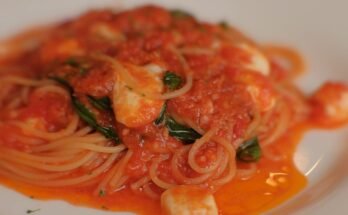 Capellini Pasta with Chicken Sauce